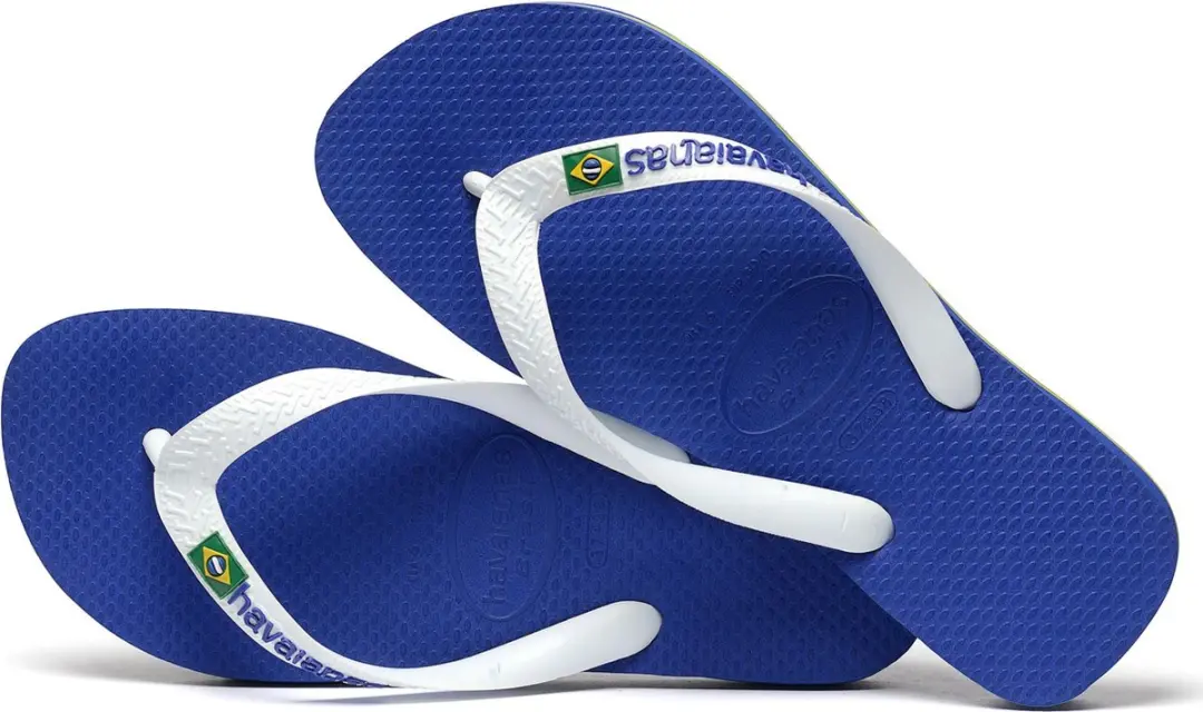 Havaianas Brasil Logo Teenslipper 43/44 - Blauw - afbeelding 2 van 6