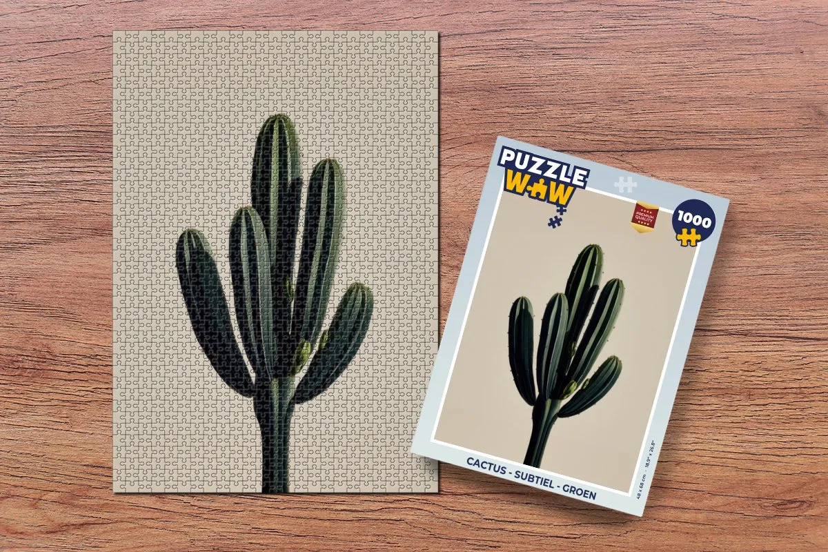 PuzzleWow Legpuzzel Cactus 1000 Stuks