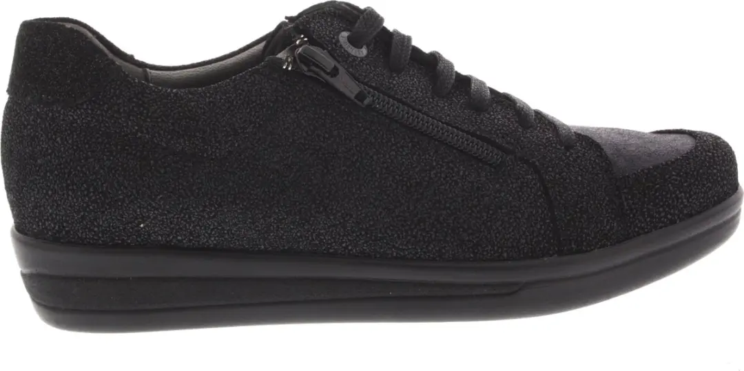 Dames Veterschoenen Xsensible Alia Black Zwart