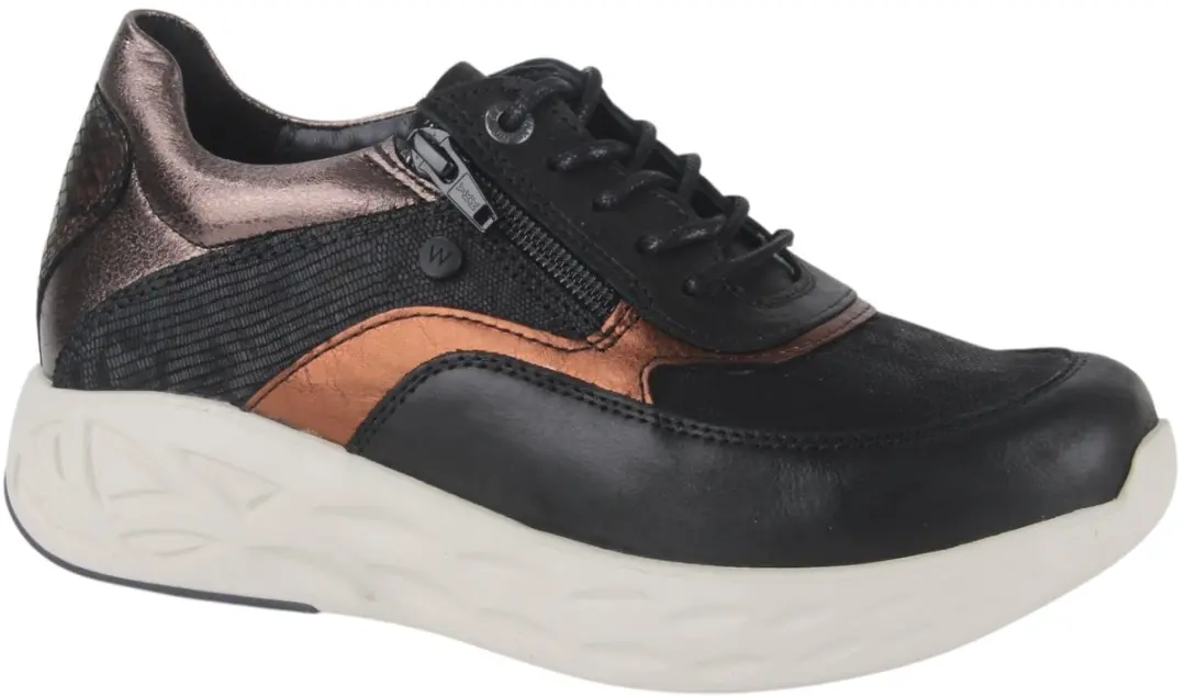 Wolky Dames Sneakers 05703 Vitality S2F Zwart