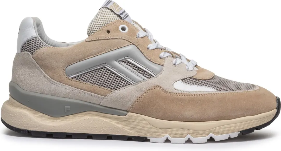 Floris van Bommel De Treener Sfm-10154 Sneakers - Leer - Heren - Beige - afbeelding 3 van 6