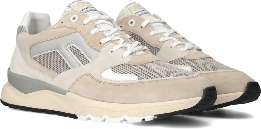 Floris van Bommel De Treener Sfm-10154 Sneakers - Leer - Heren - Beige - afbeelding 4 van 6