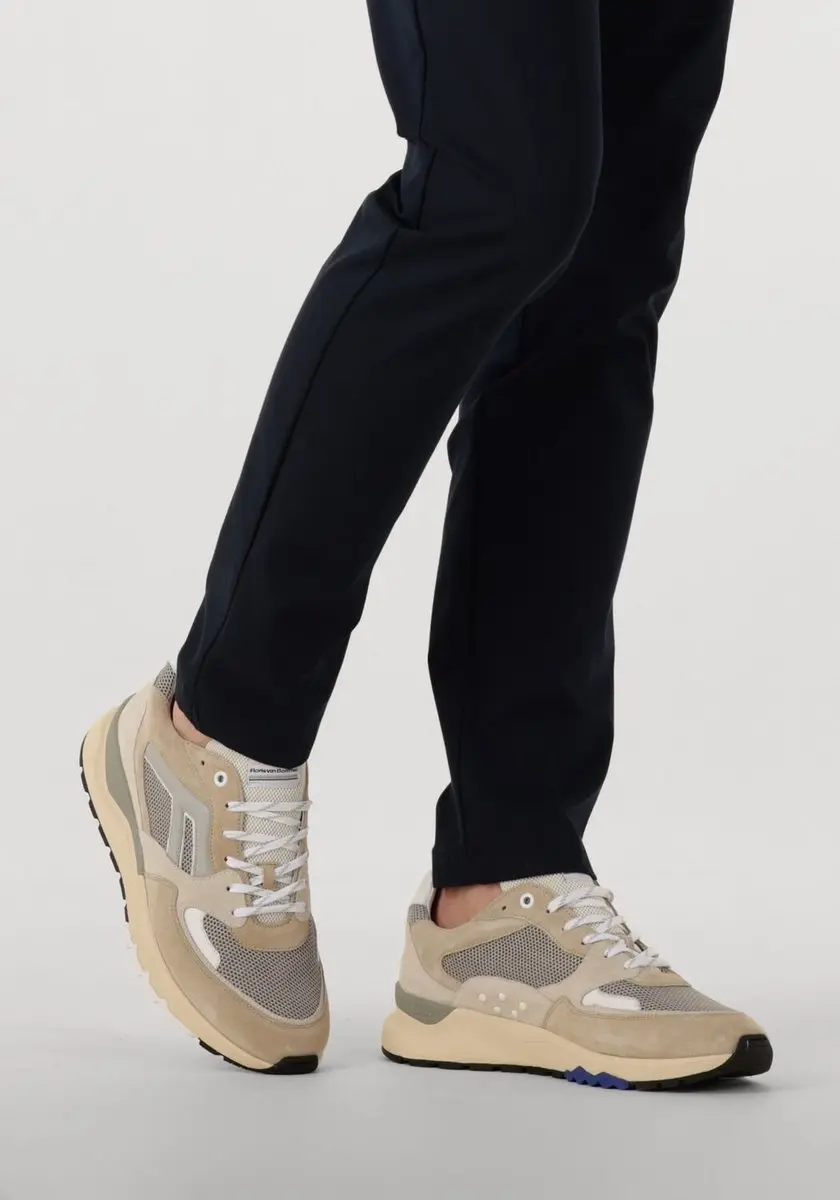 Floris van Bommel De Treener Sfm-10154 Sneakers - Leer - Heren - Beige - afbeelding 2 van 6