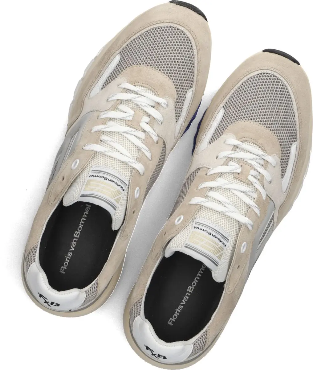 Floris van Bommel De Treener Sfm-10154 Sneakers - Leer - Heren - Beige - afbeelding 5 van 6