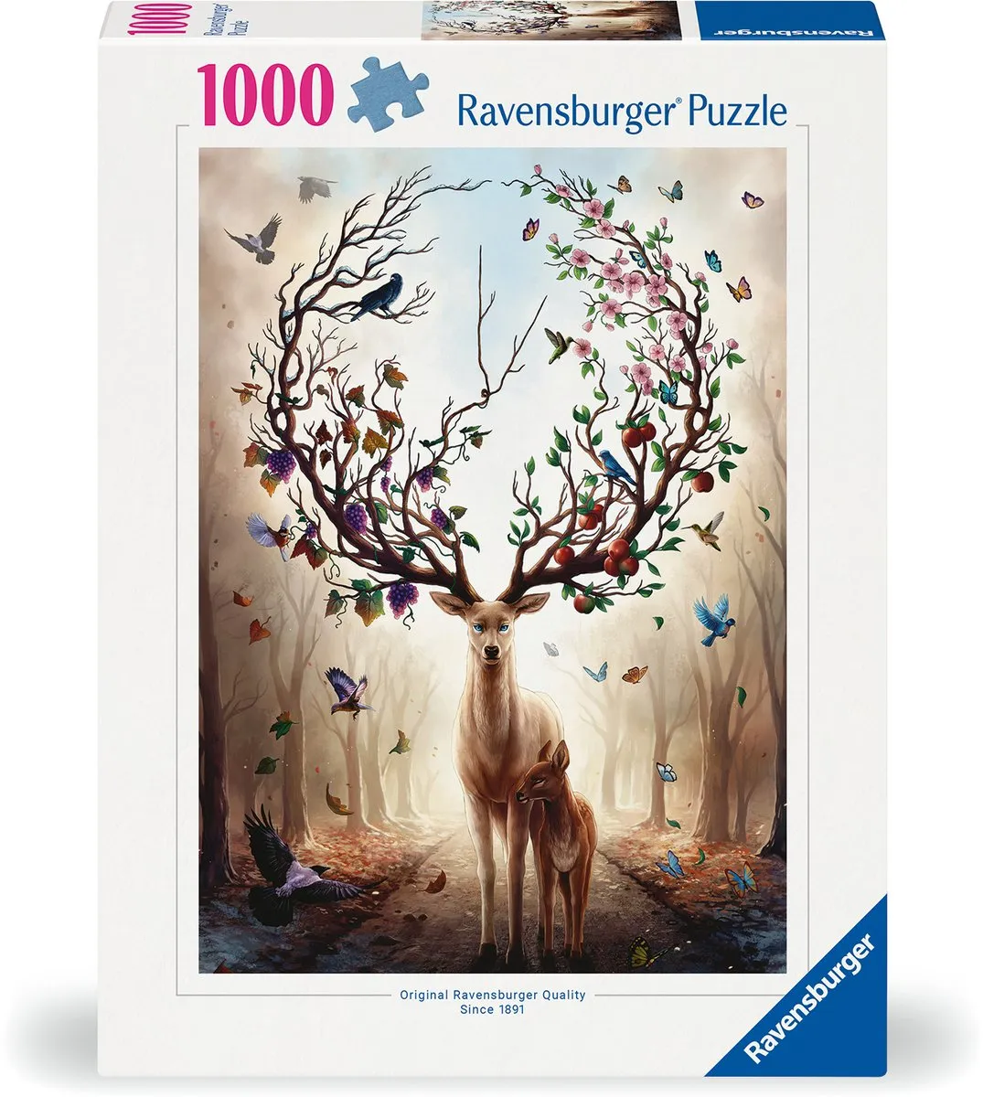 Ravensburger Magisch Hert Puzzel 1000 Stuks - Multicolor