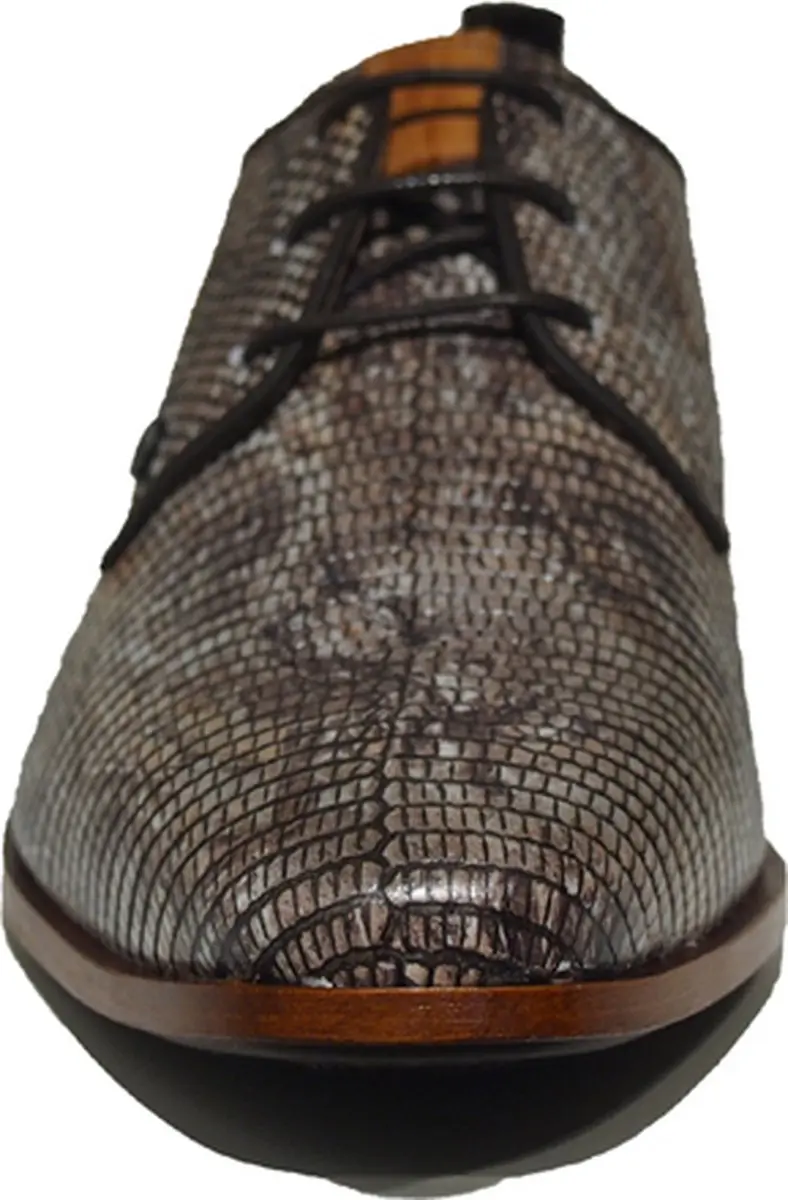 Rehab Greg Heren Nette Veterschoen - Beige - Maat 42