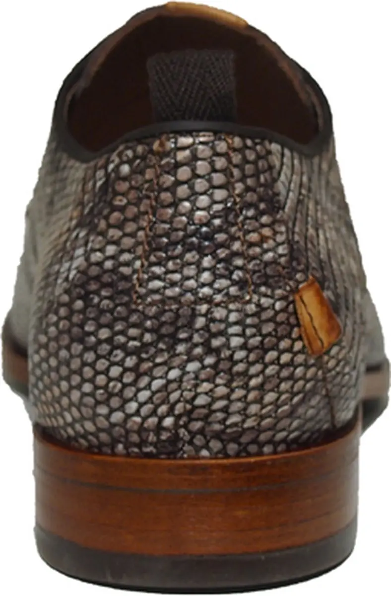 Rehab Greg Heren Nette Veterschoen - Beige - Maat 42
