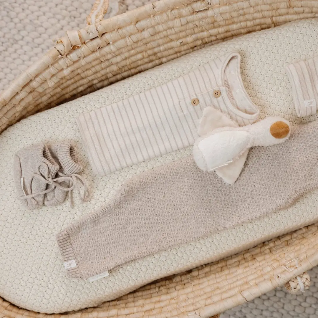Little Dutch Slofjes Newborn Naturals - Beige
