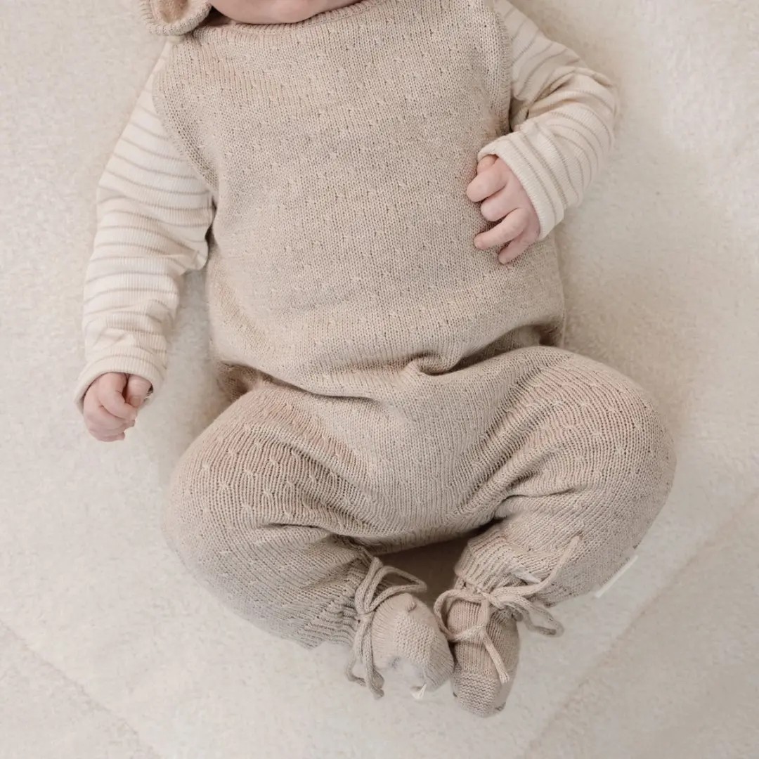Little Dutch Slofjes Newborn Naturals - Beige