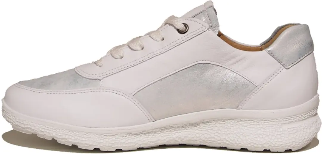 Hartjes Rap Sneakers - Leer - Dames - Wit - Maat 38,5