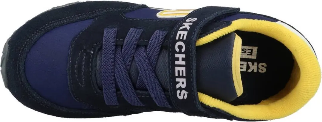 Skechers Retro Sneaks Gorvox Jongens Sneakers - Navy/Gold