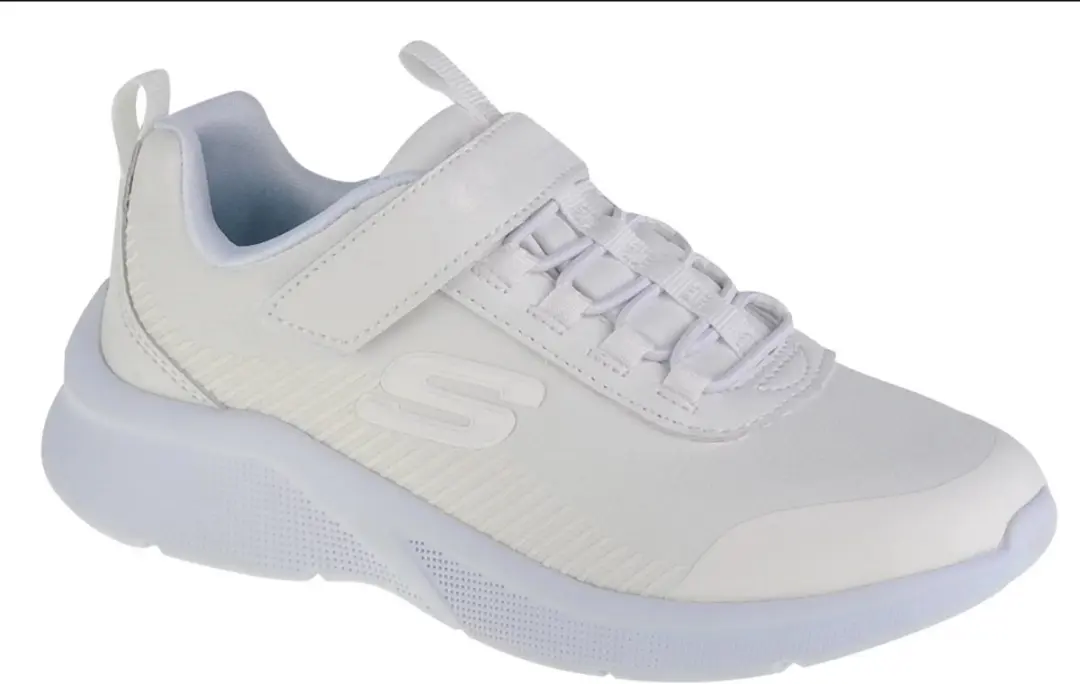 Skechers Microspec-Classmate Sneakers 30 - Wit - afbeelding 3 van 6