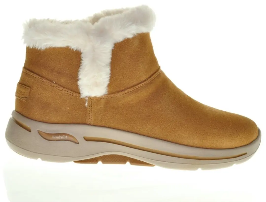 Skechers Go Walk Arch Fit bruin winterlaarzen dames (144400 CSNT)