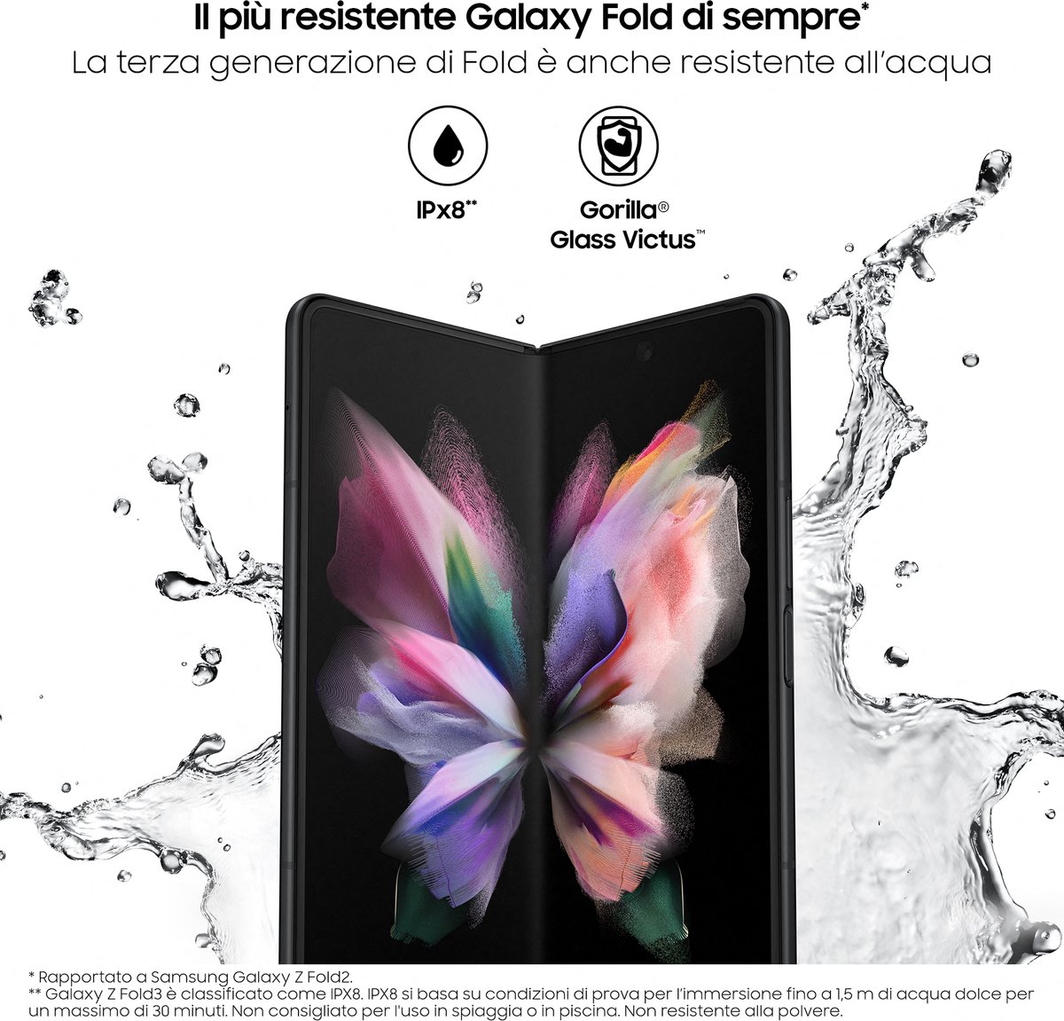Samsung Galaxy Z Fold3 5G 19,3 cm (7.6") Dual SIM Android 11 USB Type-C 12 GB 256 GB 4400 mAh Zilver