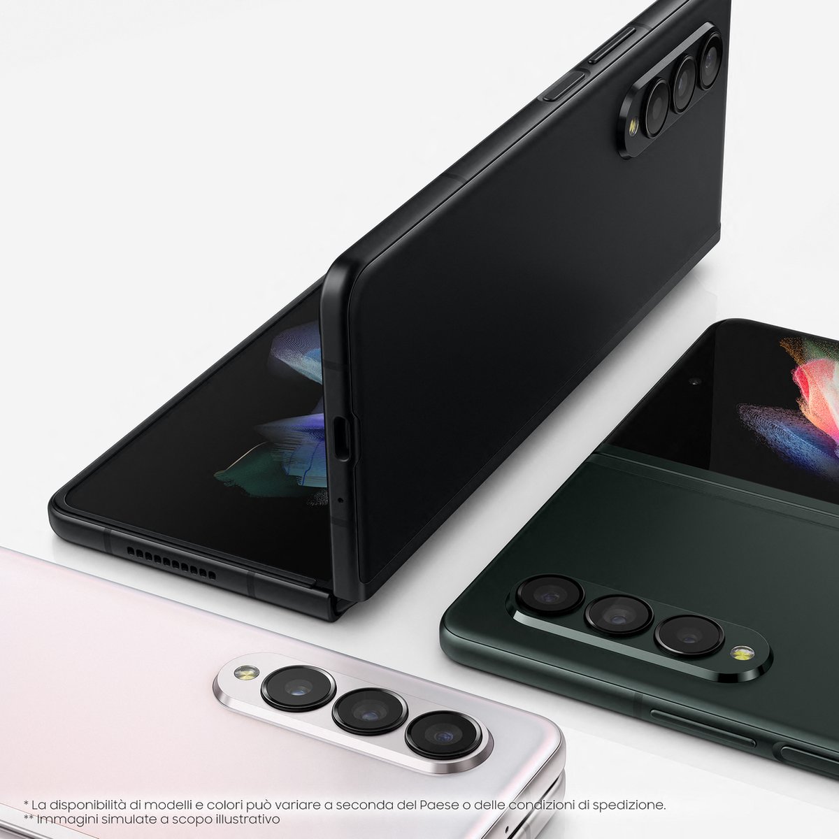 Samsung Galaxy Z Fold3 5G 19,3 cm (7.6") Dual SIM Android 11 USB Type-C 12 GB 256 GB 4400 mAh Zilver