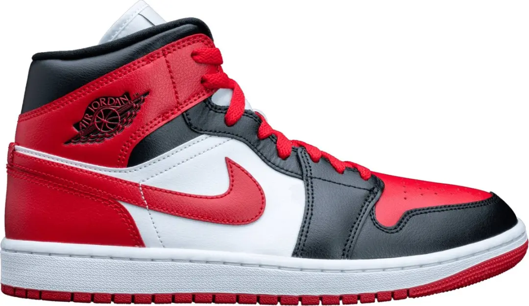 Nike Air Jordan 1 Mid Bred Toe (W)