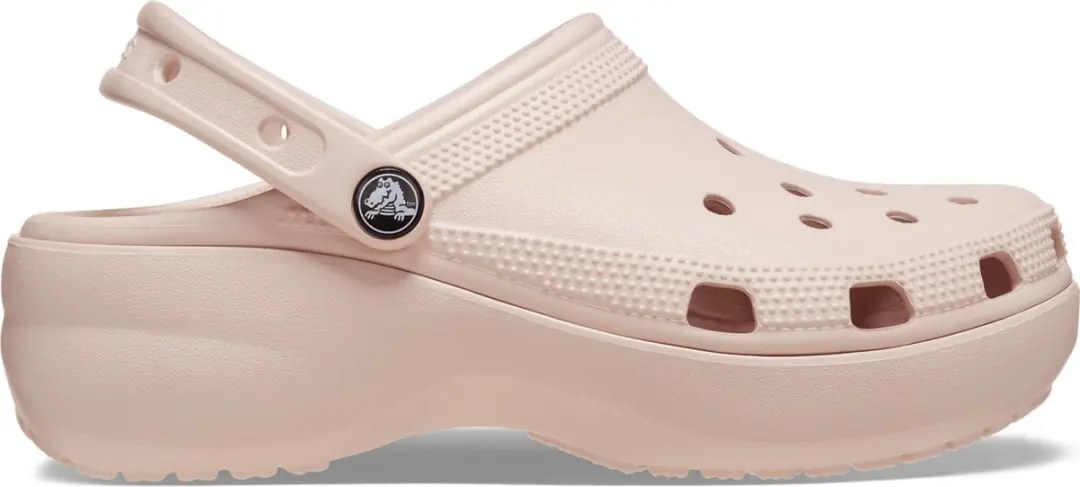 Crocs Classic Platform Instappers Dames 206750-6UR - Lichtroze