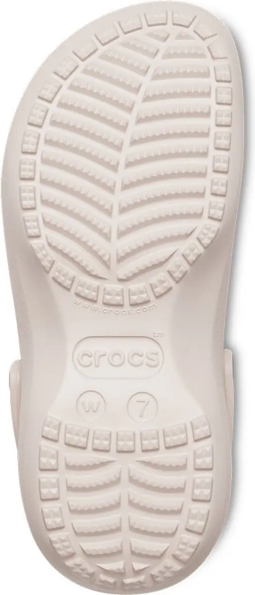 Crocs Classic Platform Instappers Dames 206750-6UR - Lichtroze