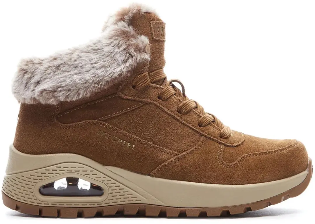 SKECHERS UNO RUGGED-WINTRIN Skechers damesschoenen bruin maat 38,5