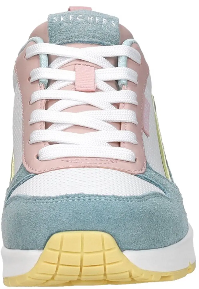 Skechers Uno 2 Much Fun Sneakers - Blauw Suede - afbeelding 3 van 6