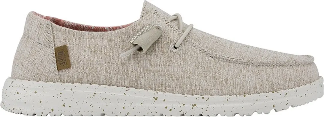 HEYDUDE Wendy Chambray Instappers - Beige - afbeelding 2 van 6