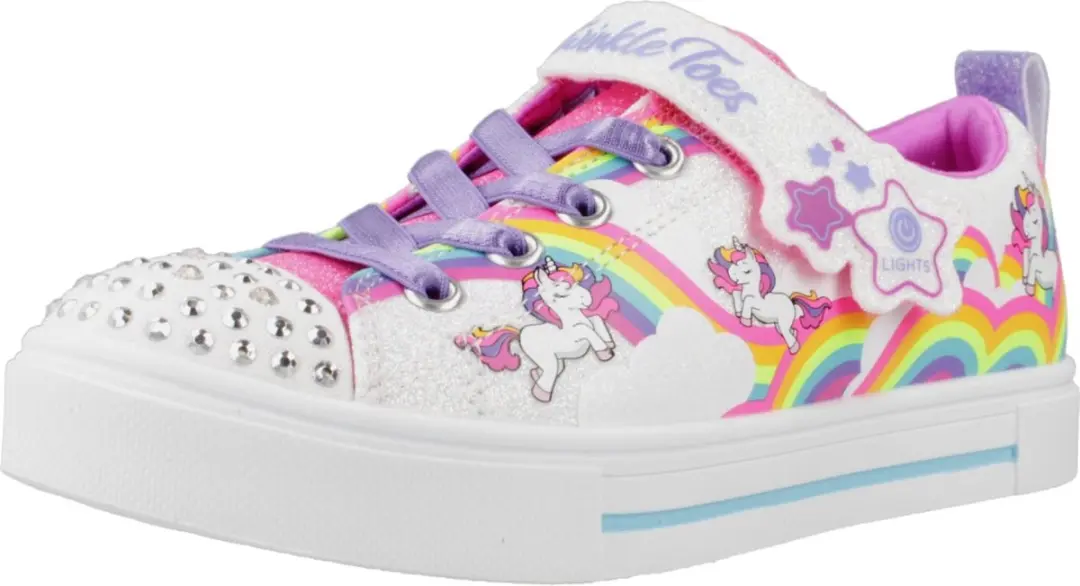 Skechers Twinkle Toes Twinkle Spark - Wit - 35 - afbeelding 3 van 4