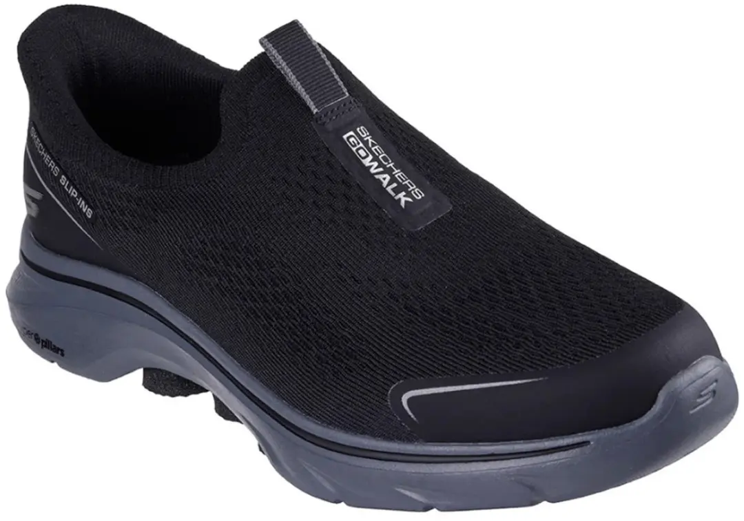 SKECHERS GO WALK 7 EASY ON EVOLUTION 216553-BKCC, 216553-BKCC, Male, Black