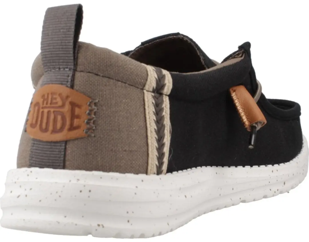 HEY DUDE WALLY SUMMER LINEN Zwart 40 EU