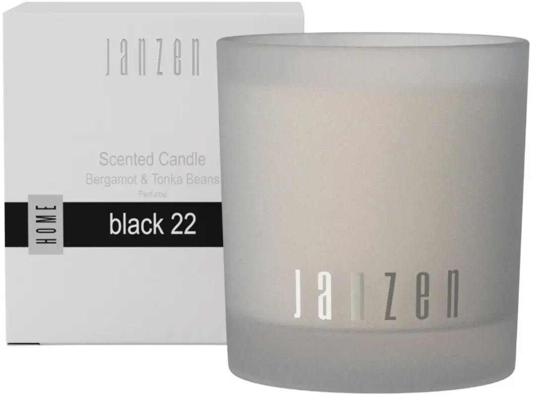 Janzen Scented Candle Black 22 - 45 uur