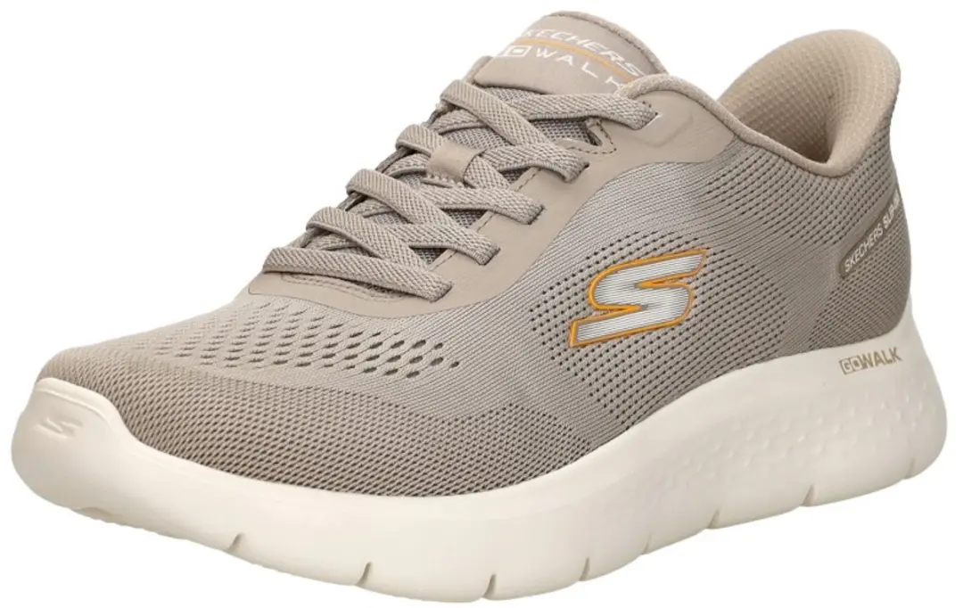 Skechers Go Walk Flex Instappers beige - Sneakers - Unisex - afbeelding 4 van 6