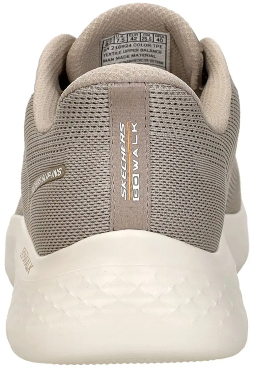 Skechers Go Walk Flex Instappers beige - Sneakers - Unisex - afbeelding 6 van 6