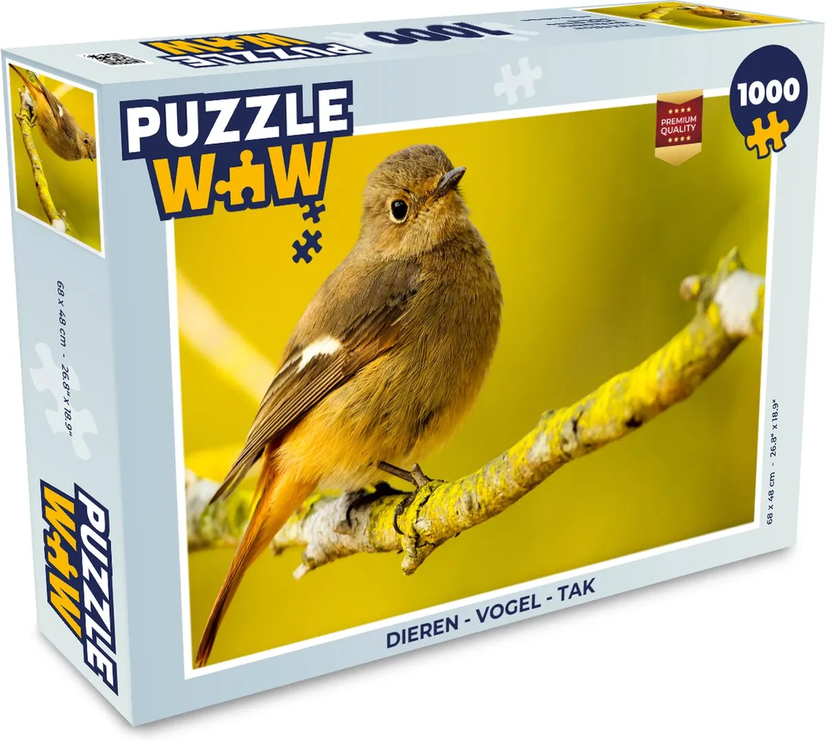 PuzzleWow Vogel Tak Legpuzzel 1000 Stuks