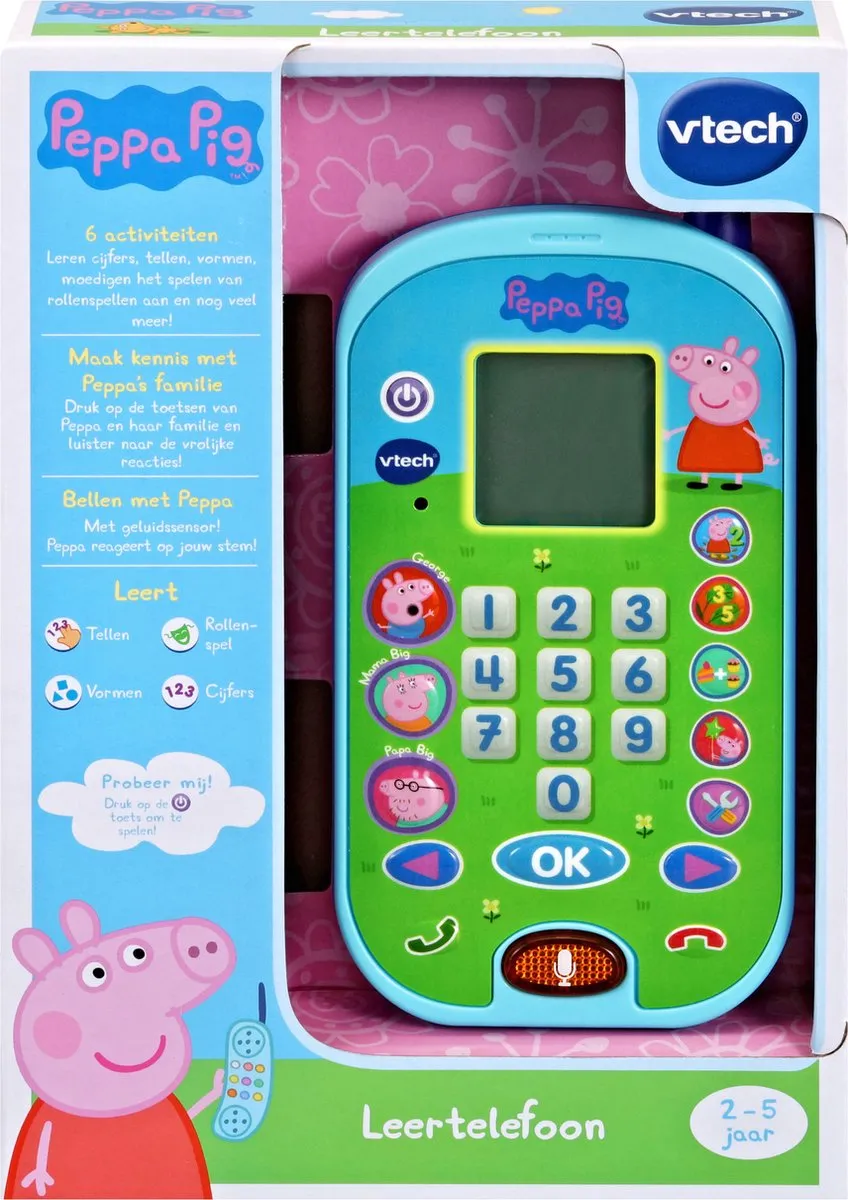 VTech Peppa Pig Baby Leertelefoon 341776