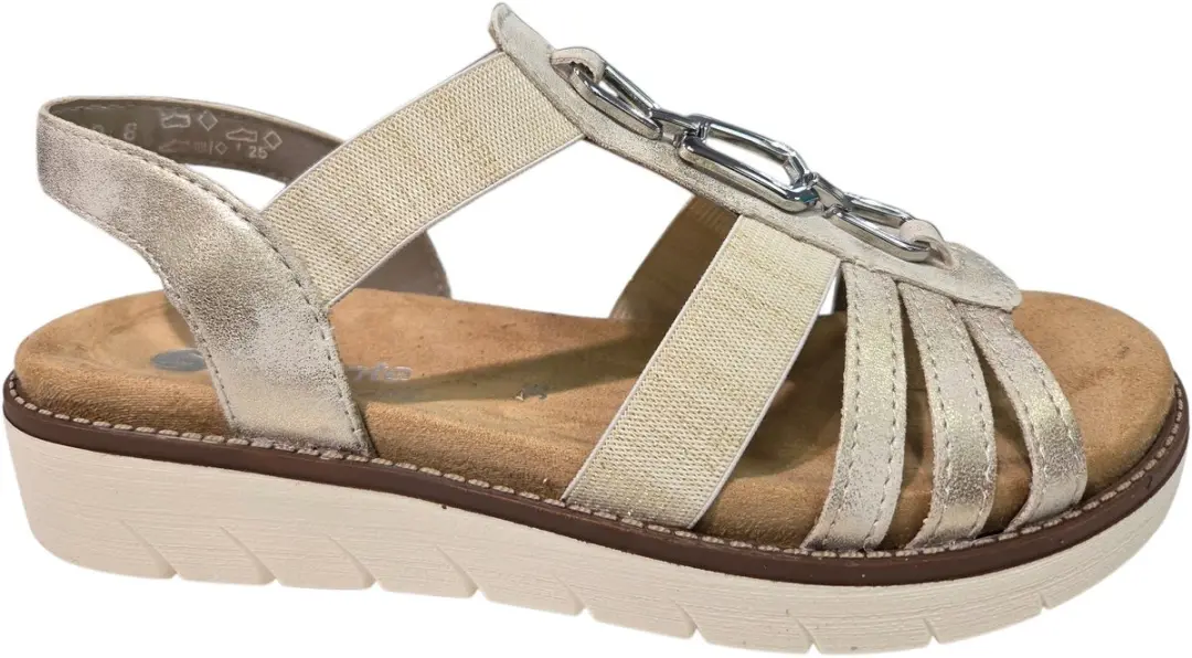 Remonte D2041-90 Sandalen Beige Leer Dames