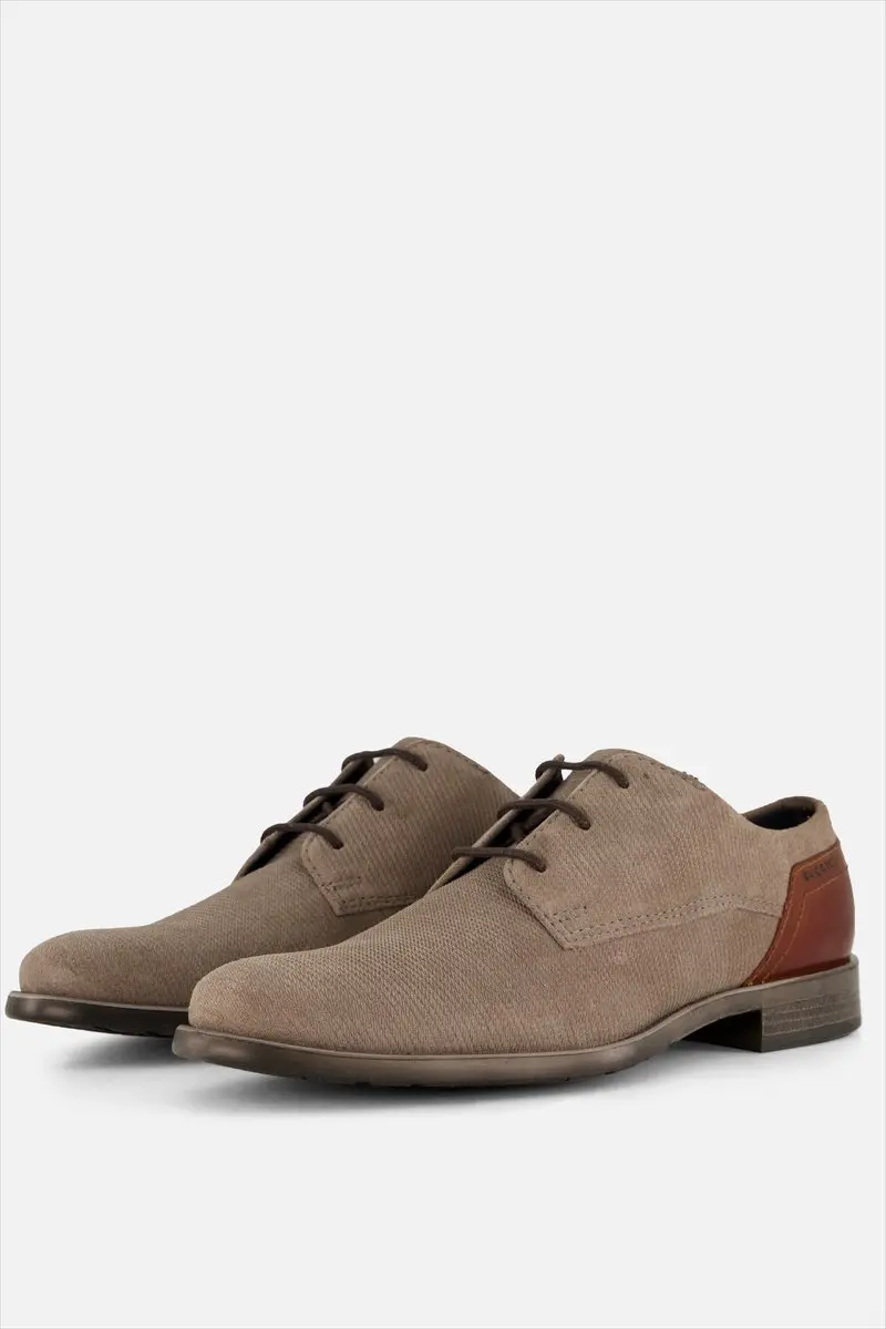 Bugatti Veterschoenen taupe Suede