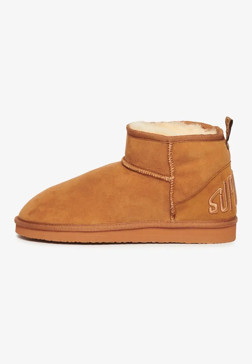 Superdry Suede Sherpa Mini Sneeuwlaarzen - Bruin EU 40-41 - afbeelding 6 van 6