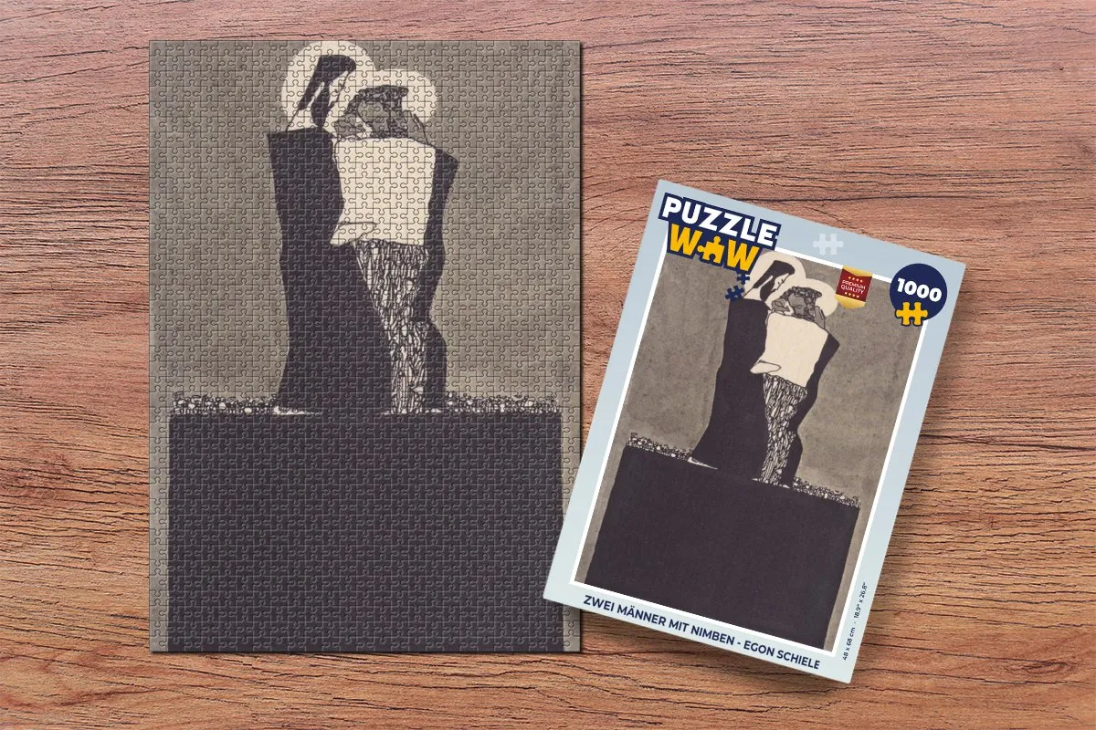 PuzzleWow Egon Schiele Legpuzzel 1000 Stuks - Multicolor