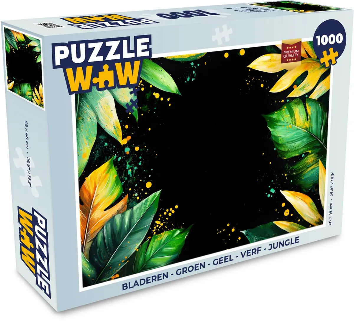 PuzzleWow Legpuzzel 1000 Stuks - Jungle Graffiti