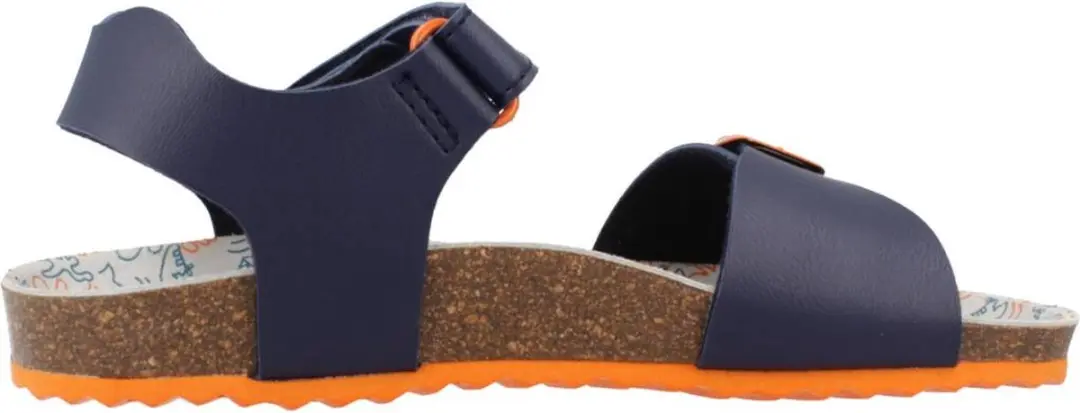 GEOX GHITA Jongens Sandalen - Marineblauw/Donkeroranje 35