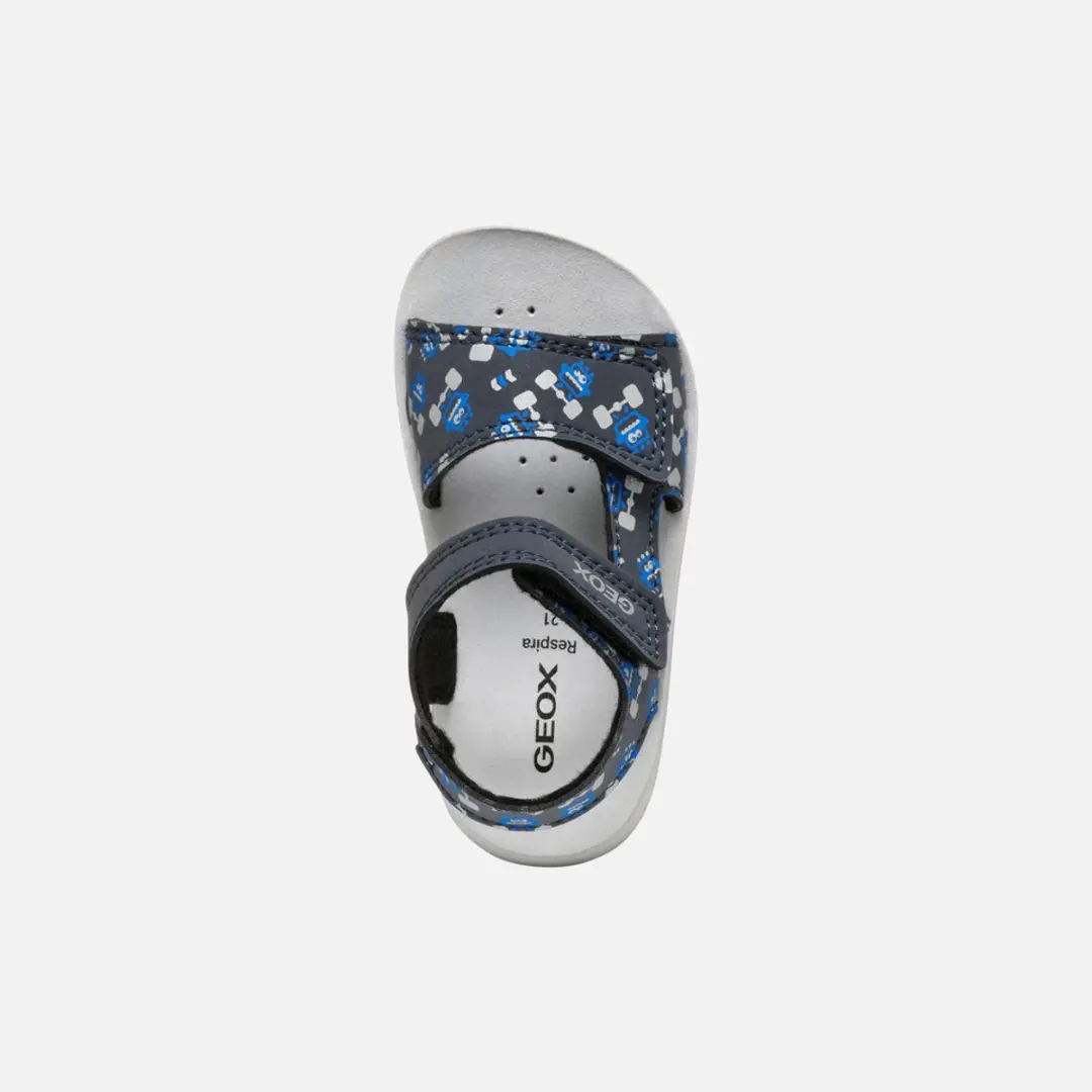Geox Lightfloppy Peutjers Sandalen 22 - Marineblauw/Koningsblauw