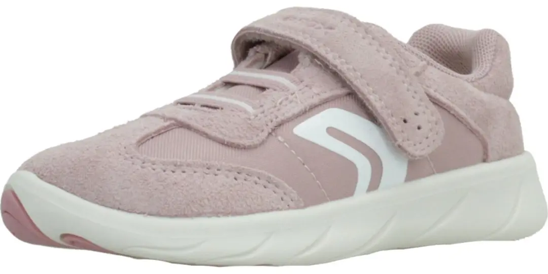 Geox Foot-Run Leren Sneakers - 27 - Oudroze/Wit - afbeelding 6 van 6