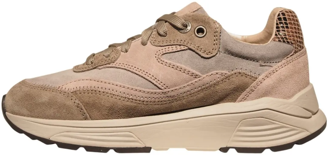 Xsensible Liberty Combi Dames Veterschoenen Taupe - Maat 41