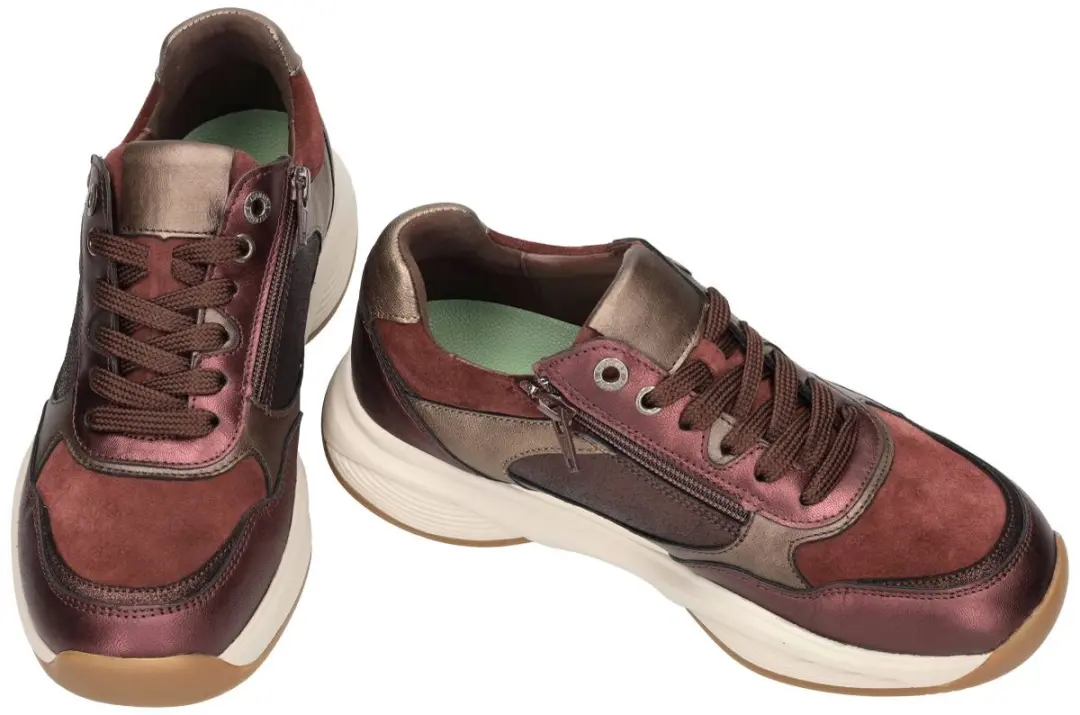 Xsensible Stretchwalker HX Veterschoenen Dames Rood - 38 - afbeelding 6 van 6