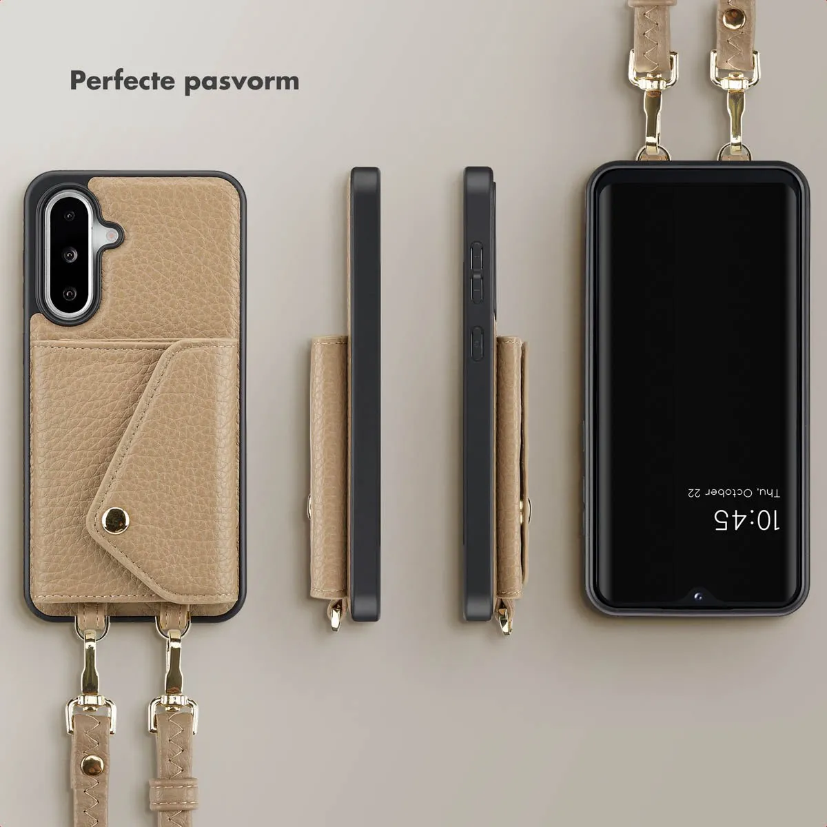 Selencia Sera Koordhoes Samsung Galaxy A36/A56 - Taupe