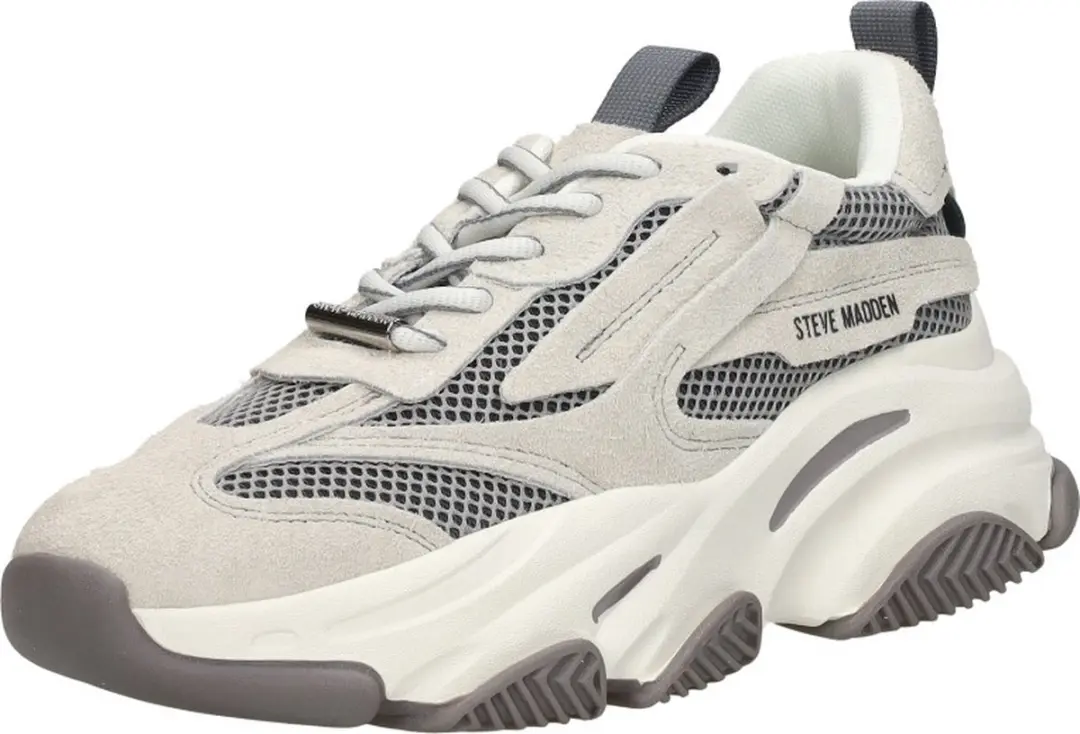 Steve Madden Possession Sneakers - Grijs - Maat 38