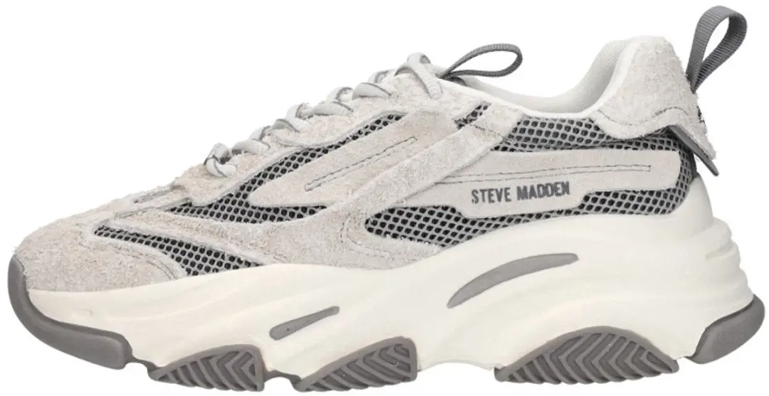 Steve Madden Possession Sneakers - Grijs - Maat 38