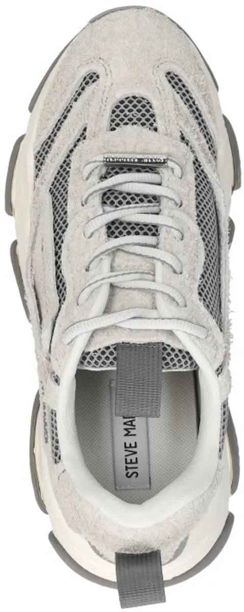 Steve Madden Possession Sneakers - Grijs - Maat 38