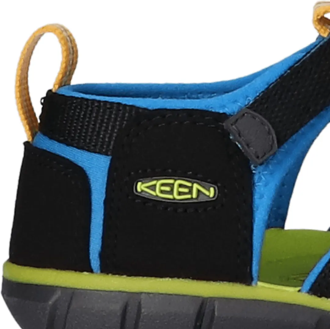 Keen Seacamp II Sandalen - Maat 25/26 - Zwart/Brilliant Blue