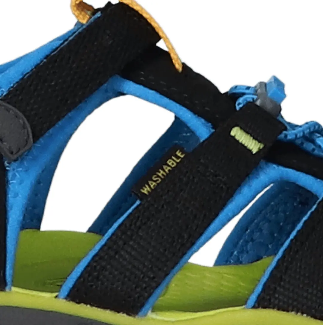 Keen Seacamp II Sandalen - Maat 25/26 - Zwart/Brilliant Blue
