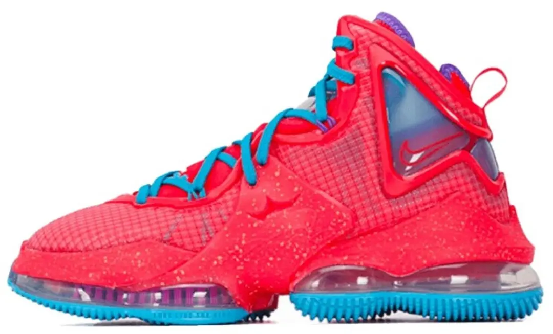 Nike LeBron 19 Siren Red Laser Blue